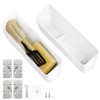 Furniware 1 Pair Tip-Out Tray 11 inch with 4 Hinges,