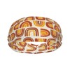 Retro Rainbows Rust 70s Orange Gold Sports Sweatband Head Bands