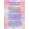 Romantic Birthday Verse Poem Card (Special Fiance)