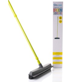 Simpli-Magic 79273 Fur Removing Push Broom with Squeegee, Green