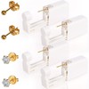 4 Pack Self Ear Piercing Gun,Disposable Safety Ear Piercing Kit