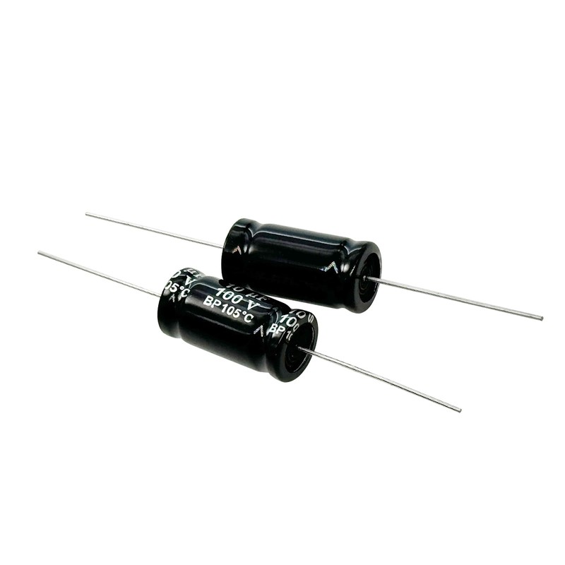 Cermant 2Pcs 100v 10UF Electrolytic Non-Polarized Crossover Capacitor Frequency Divider