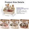 DASITON Makeup Organizer for Vanity with Makeup Brush Holder,Large Capacity
