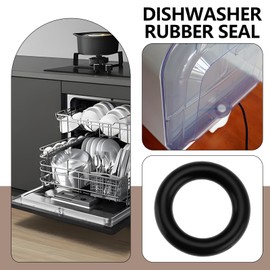 SG Store Pack of 4 Rubber Seal for Dishwasher MFI754131307 754131307 Rubber O-Rings for Water Inlet Solenoid Valve of Dishwasher 16 mm Outer Diameter 10 mm Inner Diameter 3 mm Width