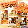 HJPLPXH Seasonal Cherry Blossom Tree Micro Mini Building Block Sets