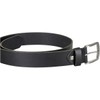 LINDENMANN Men's Leather Belt, Full Cowhide Leather, Buffalo Leather, 4