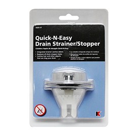 Plumb Pak K826-37 Bath Tub Stopper with Hair Catch, Polished Chrome