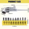 105 Degree Right Angle Drill Adapters with Bend Screwdriver Bit,