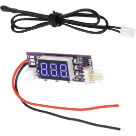 Fan Speed Control Module,DC 12V 3A 4-Pin Fan Temperature Controller Automatic Temperature Controller NTC Sensor ，for Adjust Fan Speed Fan Speed Control