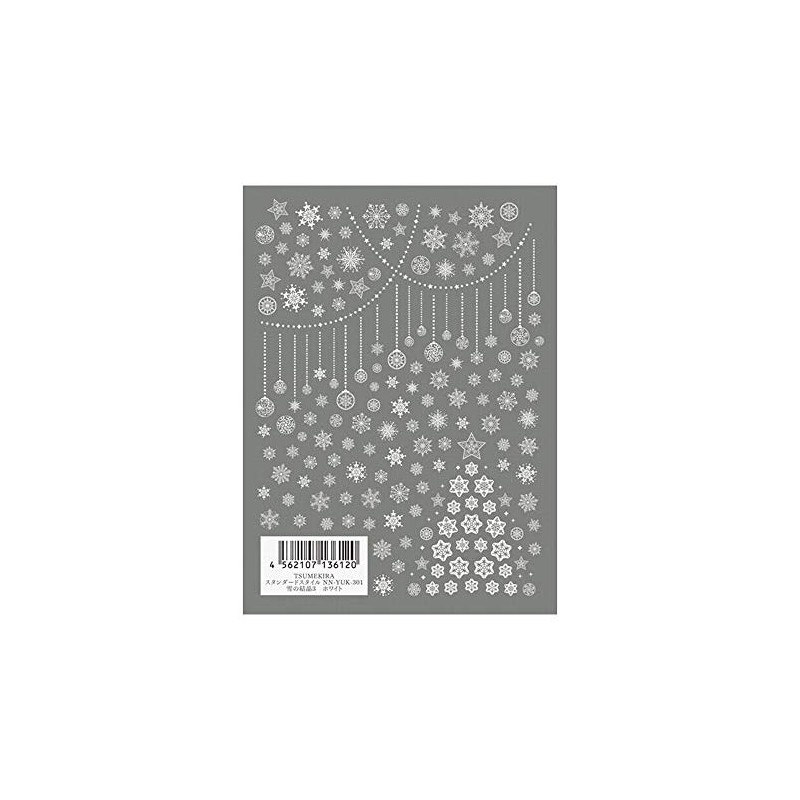 tumekira (tsumekira) Nail Stickers for Snowflake 3 NN – Yuk – 302 
