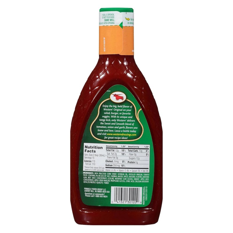 Wish-Bone Western Original Sweet and Smooth French Salad Dressing, 15