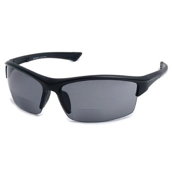 The Foster II Bifocal Reading Sunglasses Plastic Sport & Wrap-Around Sun Readers + 1.50 Black