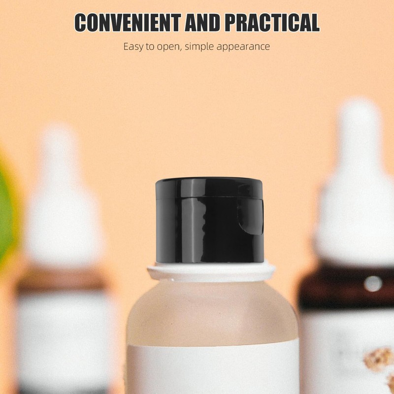 Ipetboom Plastic Flip Top Bottle Caps Set 50pcs Lotion Shampoo