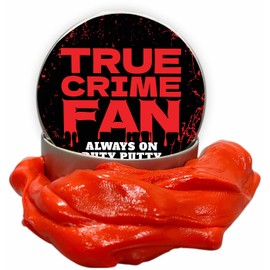 Engaging True Crime Fan Fidget Putty - Stress Relief Sensory Toy for Adults - Novelty Relaxation Aid