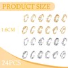 24Pcs Toe Rings for Women, Fashion Adjustable Open Finger Joint