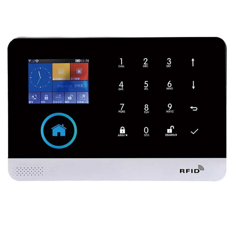 433MHZ Wireless GSM+GPRs WIFI Intelligent Video Alarm Smart Home Security