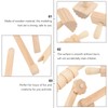 Tofficu 1 Set Plasticine Tools DIY Tool, 12pcs Wooden Rolling