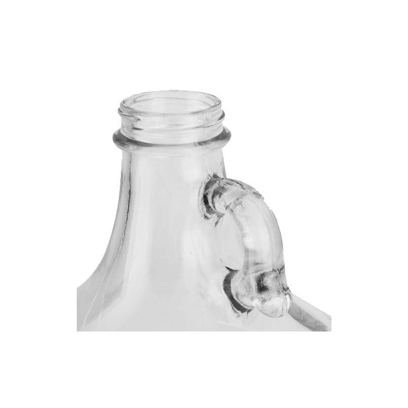 C-Store Packaging 1 Gallon (128oz) Glass Fermenting Jug with Handle,