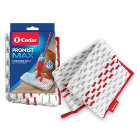 O-Cedar ProMist MAX Spray Mop Head Replacement | Machine Washable | Reusable | Microfiber Refill | Removes 99% of Bacteria