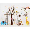 DaraBaby Vinil Decorativo Infantil Cuarto Estancia Arbol Zoologico