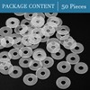 QUARKZMAN M4 13mm Outer Diameter Plastic Round Flat Washer Seal