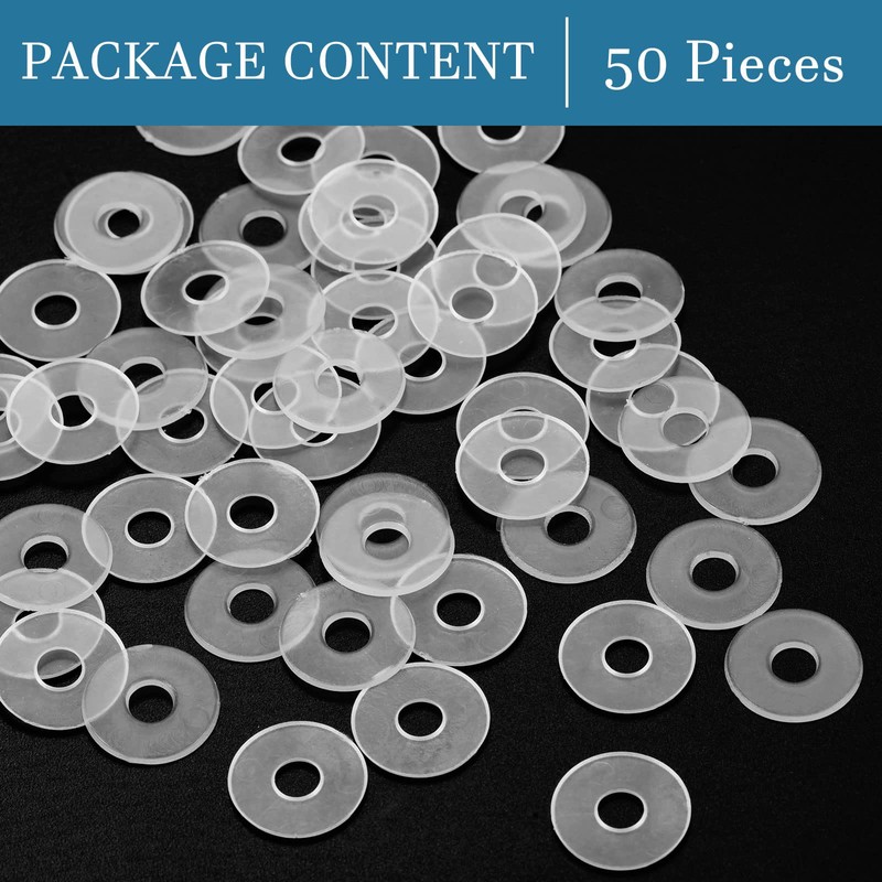QUARKZMAN M4 13mm Outer Diameter Plastic Round Flat Washer Seal