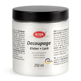 Viva Decor Decoupage Glue & Varnish, 8.45 oz, Clear