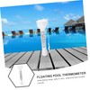 FUNOMOCYA Floating Pool Thermometer Temperature Gauge Accurate Dual Display Celsius