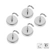 S&R 5pcs Magnetic Hook Set, 35mm, Strong Magnet for Kitchen,