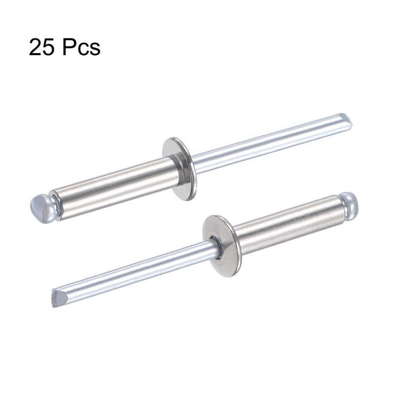 sourcing map Blind Rivets, 304 Stainless Steel Pull Rivets Core