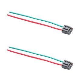 Jewkot 2 PCS Car HEI Distributor Wiring Harness Connection Wire, 12V Power Tach Connector 2-pin Speedometer Wiring Harness, Plug-in Quick Installation Accessories, Compatible with Most Models (Gray)