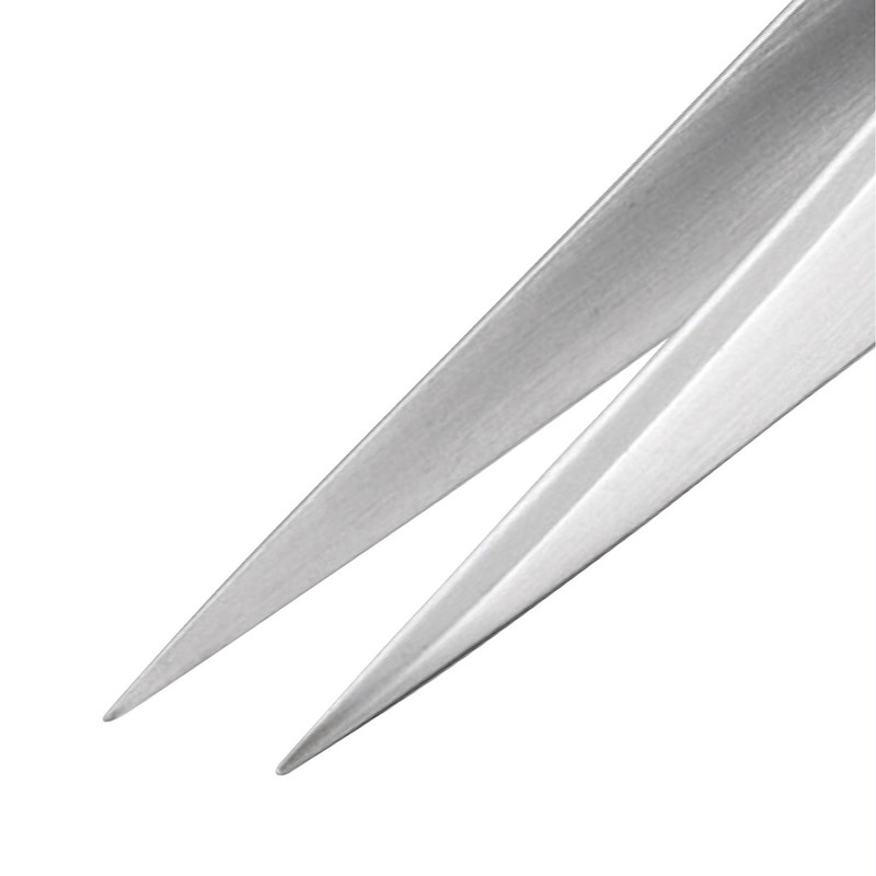 fine tip Stainless Steel Tweezers (Straight Ends), 150mm Long. ENGINEER