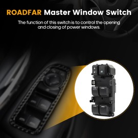 ROADFAR Left Power Window Switch Fits 2013-2016 for Honda Accord 35750T2AA91