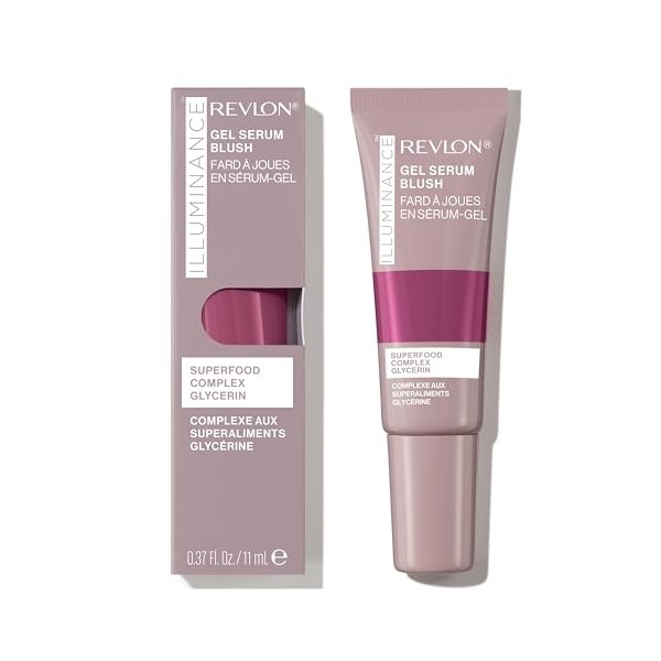 Revlon Illuminance Gel Serum Blush, Visibly Plump Cheeks, Dewy Finish
