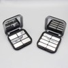 LALAFINA 2pcs Empty Magnetic Eyeshadow Palette, Small Empty Refillable Makeup