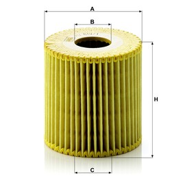 Original MANN-FILTER Oil filter HU 819/1 x – Oil filter set with gasket / gasket set– For Passenger Cars
