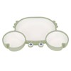 Crab Suction Plate with Suction Cup Base Silicone Divided Plate