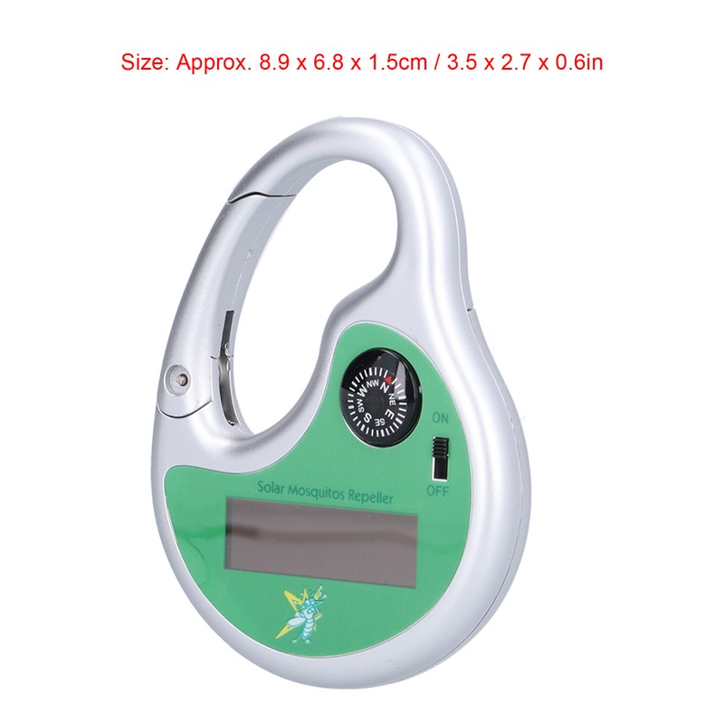 Solar Powered Mosquito Insect Repellent with Compass Outdoor Sports Camping