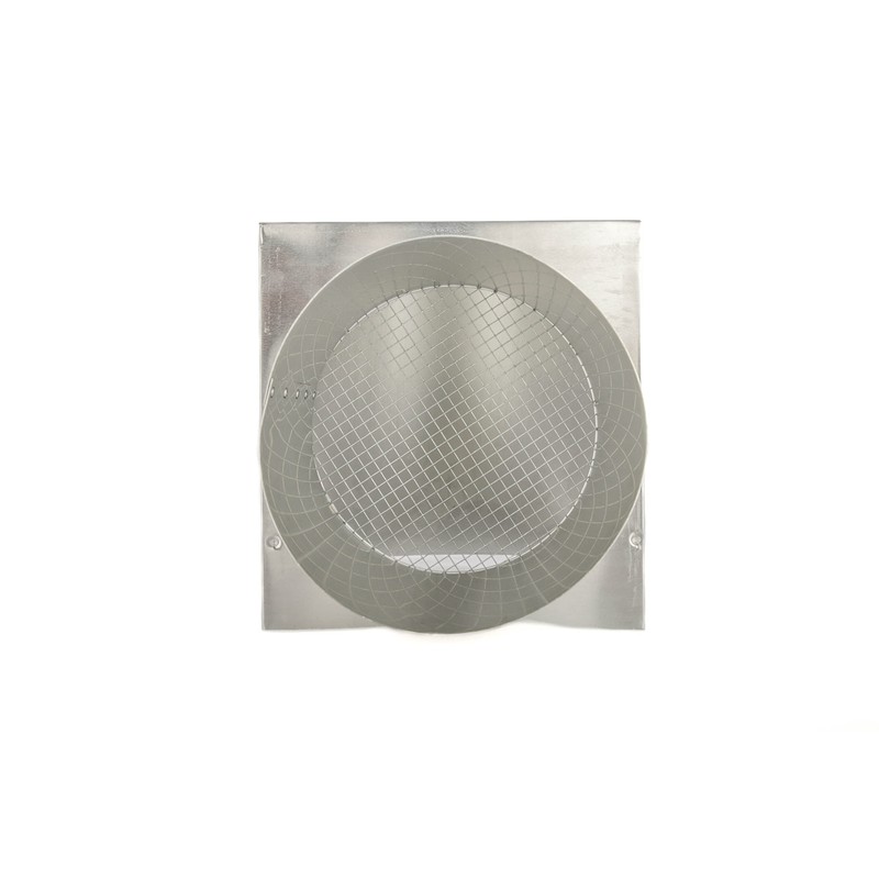 FAMCO Galvanized Steel Hooded Wall Vent with Screen, Used for