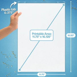 paper2eat Frosting Sheets Premium XL 11.75“ x 16.50“ (A3) - 30 count - White Edible Icing Sheets