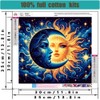 Sun Moon Stamped Cross Stitch Kits for Adults - Embroidery