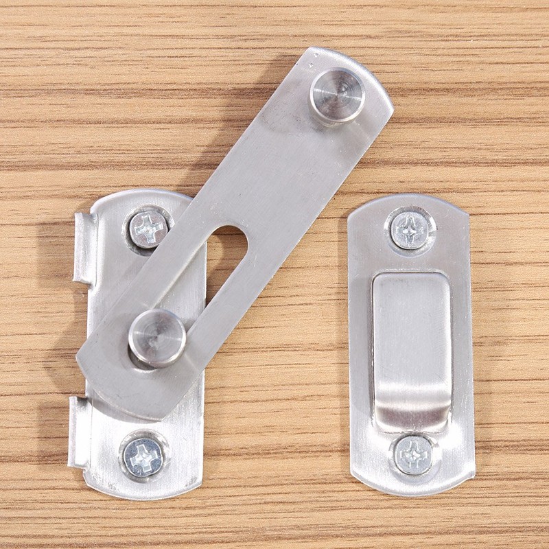 Stainless Steel Hasp Latch Bolts Lock Sliding Door for Window