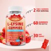 2 Pack L-Lysine 1000mg Gummies, Chewable Lysine Supplement for Adults