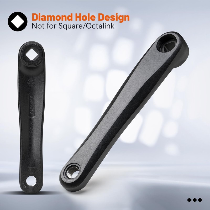 BAFANG E-Bike Crank Arm Aluminium Alloy Left Single Chain Crank
