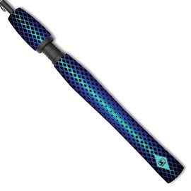 SNIPER SKIN Fishing Rod Grip | Fishing Gear Handle | Fishing Accessories | Renew Your Rod | Custom Fishing Rod | Replacement Grip | Multi Blue/Black Double Diamond