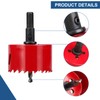 Pack of 8 Desk Cable Grommets with Hole Saw 60