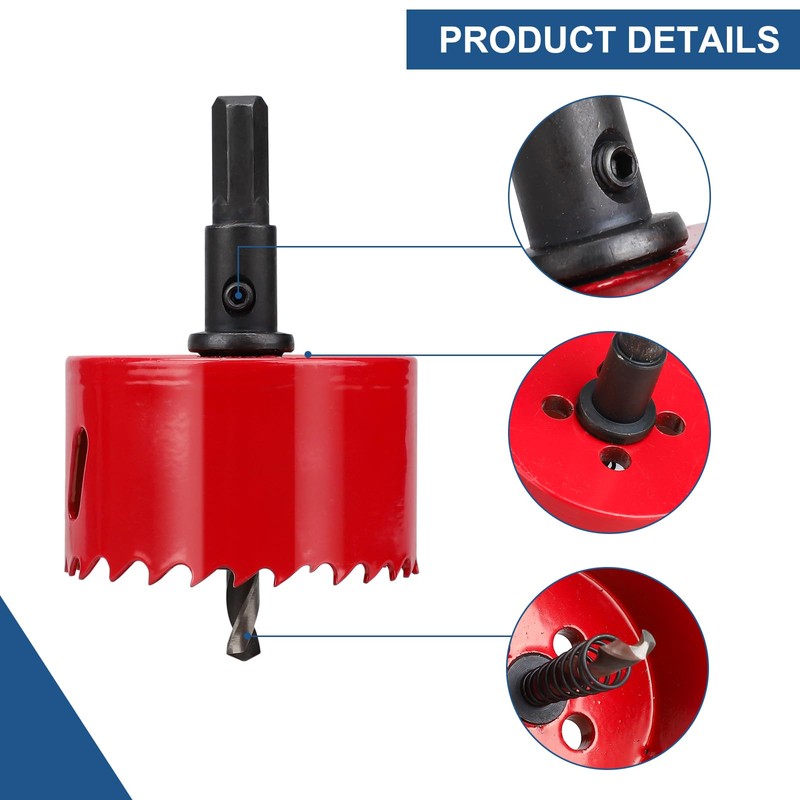 Pack of 8 Desk Cable Grommets with Hole Saw 60