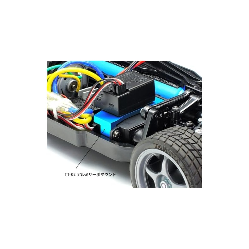 OSE TT-02 Aluminum Servo Mount Red