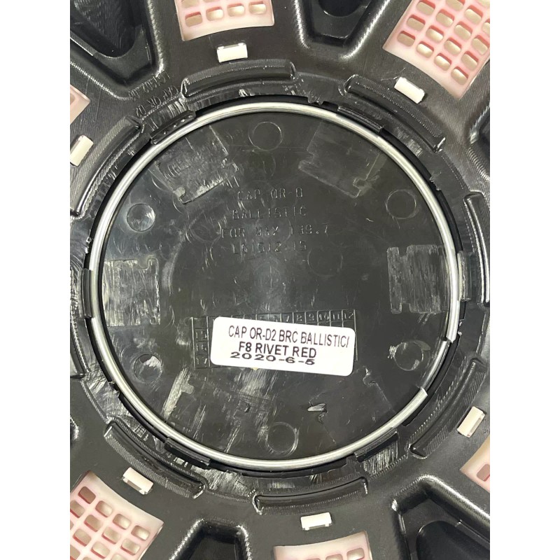 Ballistic Off-Road Wheel Center Cap Gloss Black/Red CAP OR-D2 CAP