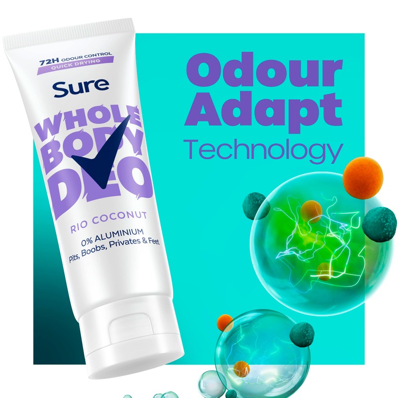 Sure Rio Coconut Whole Body Deodorant women's deodorant cream with